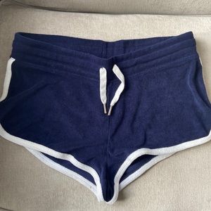 H&M terry cloth short shorts